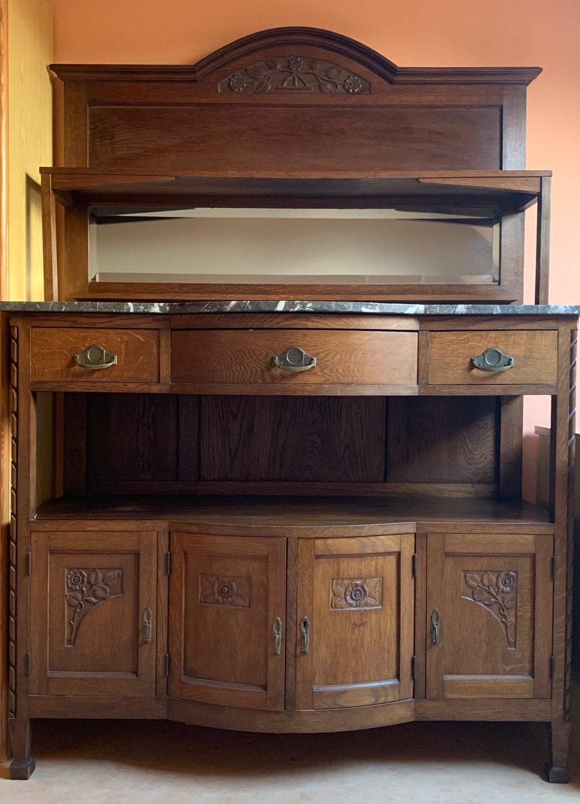 Buffet ancien du début du XXe siècle, Maison & Meubles, Enlèvement, Comme neuf