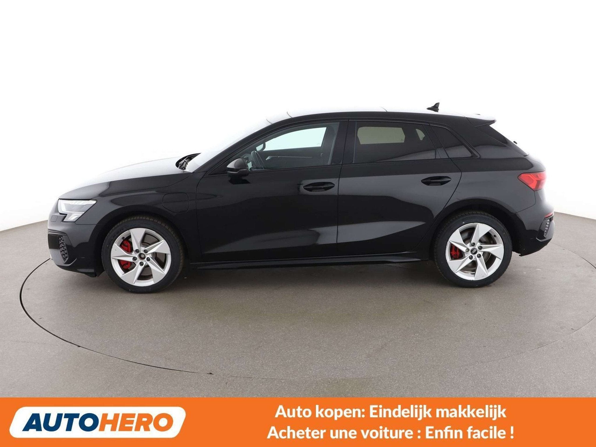 Audi A3 45 TFSIe S line (bj 2021, automaat), Auto's, 245 pk, Gebruikt, Zwart, 31 g/km