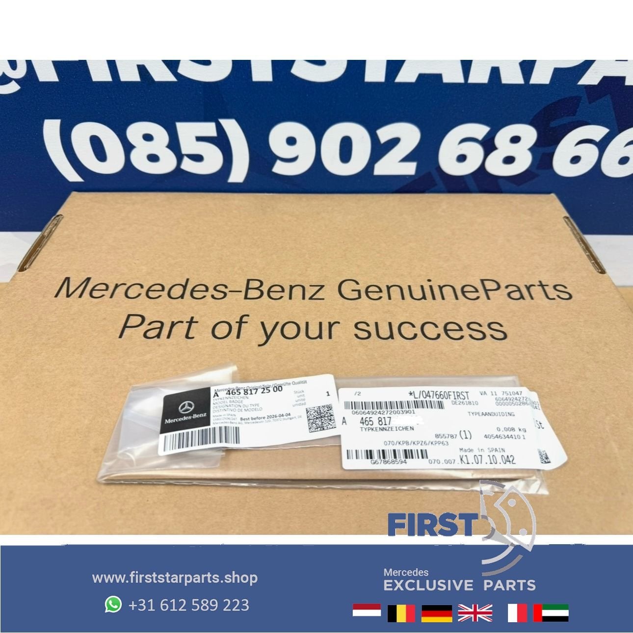 ZWART AMG LOGO / EMBLEEM LETTERS Mercedes W176 W177 W117 W11, Gebruikt, -, Ophalen of Verzenden, Achter