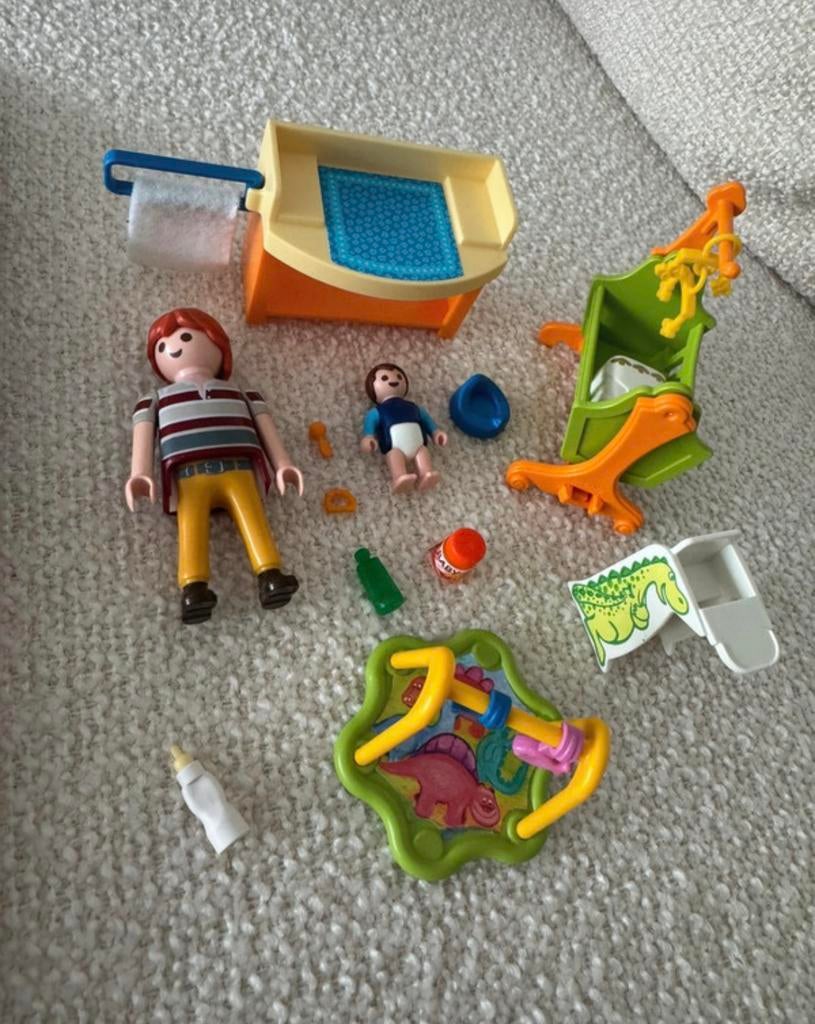 Playmobil 5304 babykamer met wieg, Ophalen of Verzenden, Zo goed als nieuw, Complete set