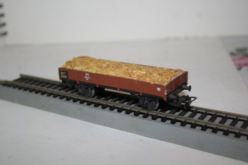 Marklin Ho platte wagen met lading, Wisselstroom, Gebruikt, Verzenden, Wagon