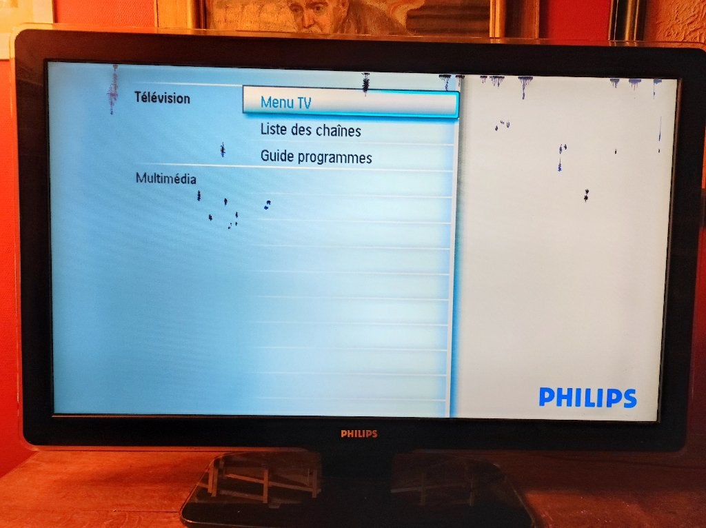 TV Philips ancienne, TV, Hi-fi & Vidéo, Philips, 50 Hz, Enlèvement, Utilisé