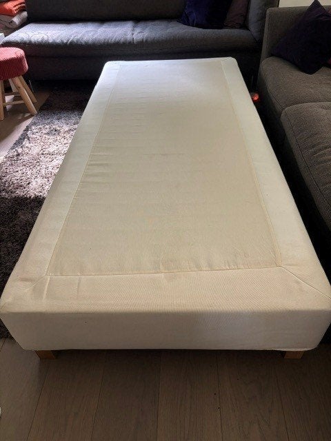 bed boxspring ikea 90 x 200cm, 90 cm, Une personne, Enlèvement, Utilisé