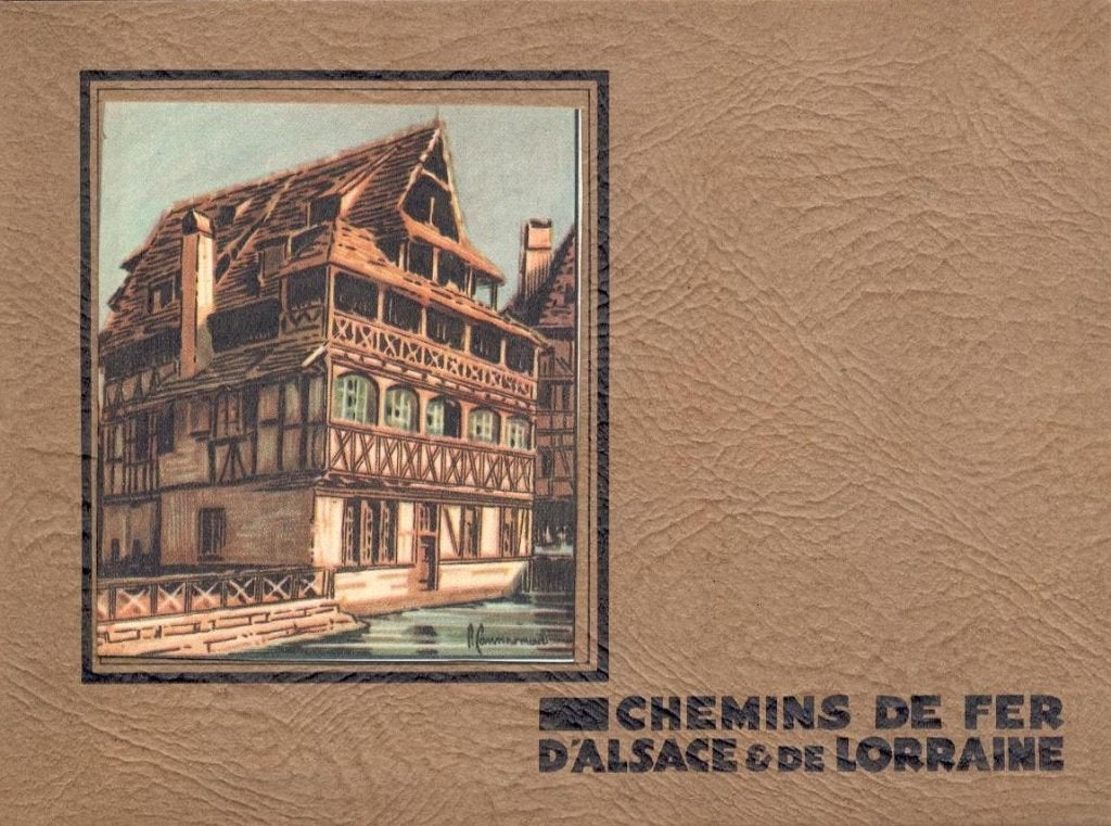 Chemins de fer d'Alsace & de Lorraine 🚂 Mayeux Paris ~ 1920, Enlèvement ou Envoi, Comme neuf, Train, Livre ou Revue