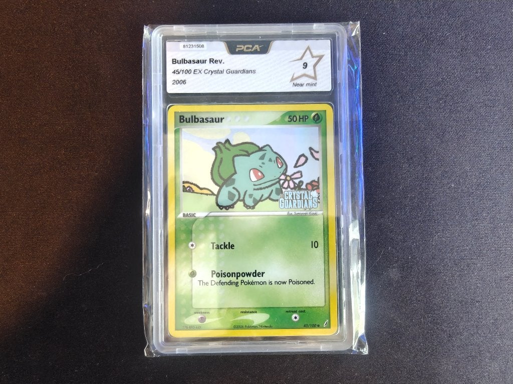 Bulbasaur reverse holo stamped #45 PCA 9, Ophalen, Nieuw, Losse kaart, Foil
