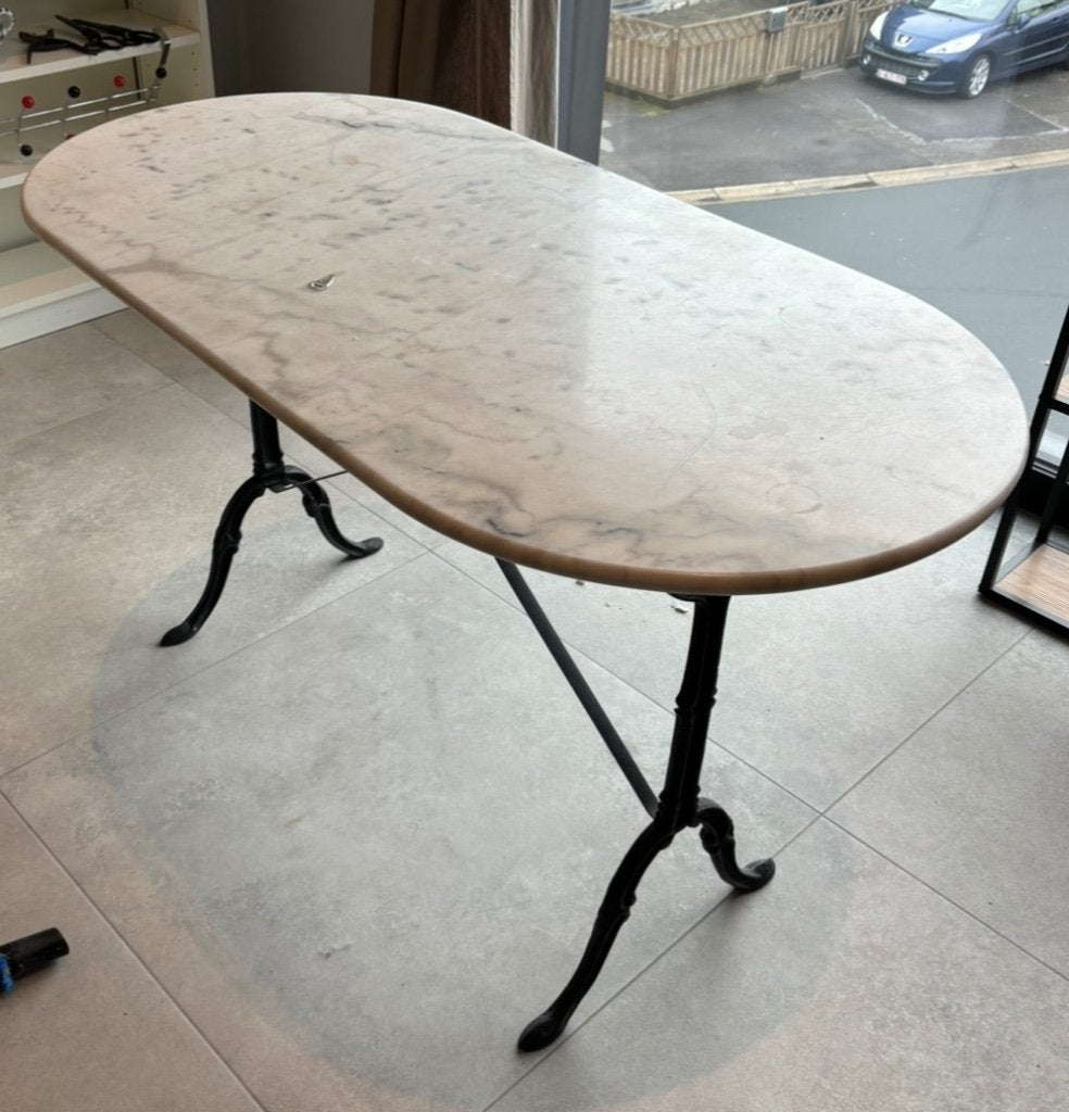 Table bistrot, Ophalen