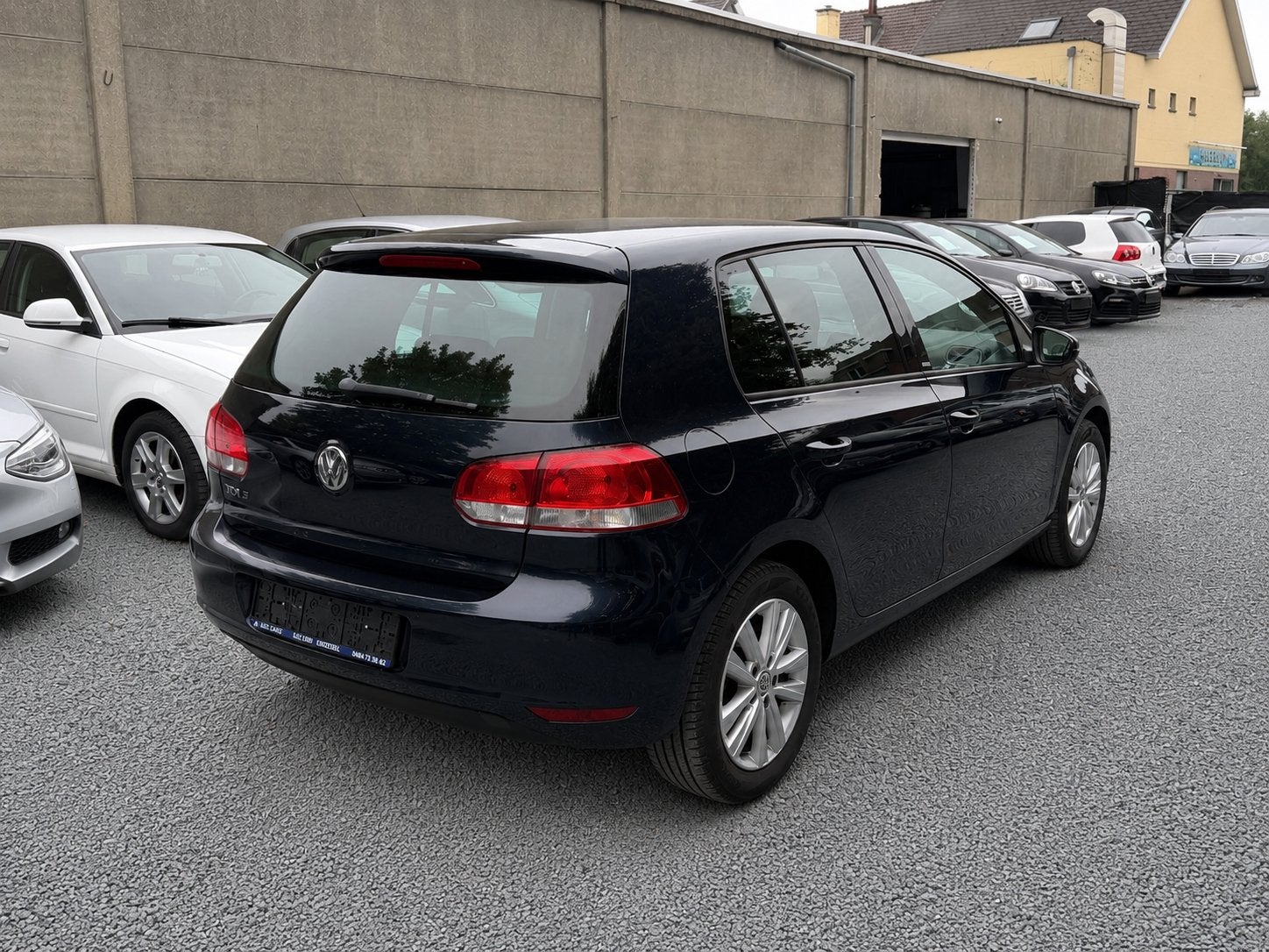 Volkswagen golf 6 1.2 TSI benzine met keuring VVK, Euro 5, 4 cilinders, Blauw, Leder