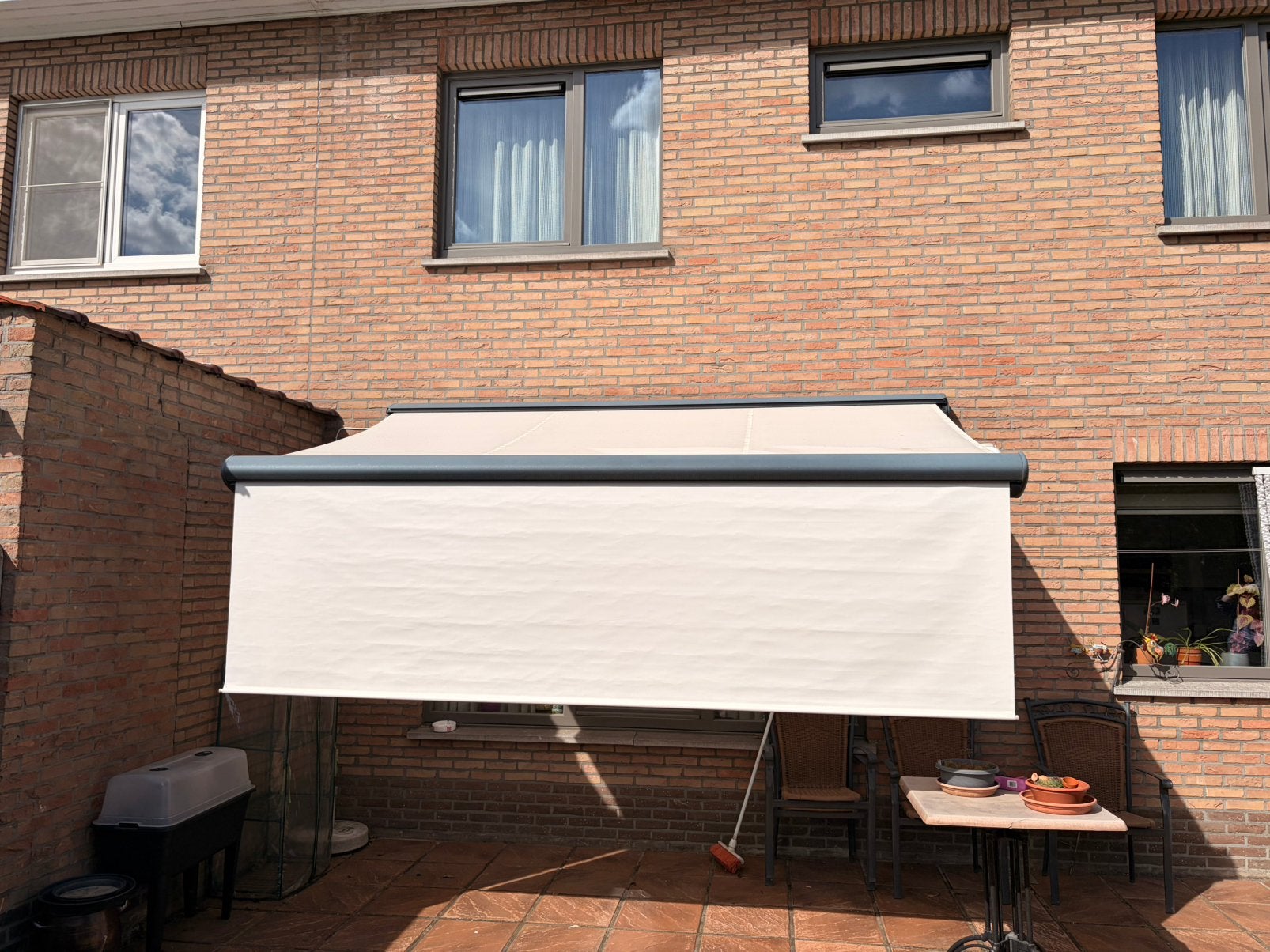 Zonneluifel, Tuin en Terras, Ophalen, Gebruikt, Elektrisch, 150 tot 300 cm