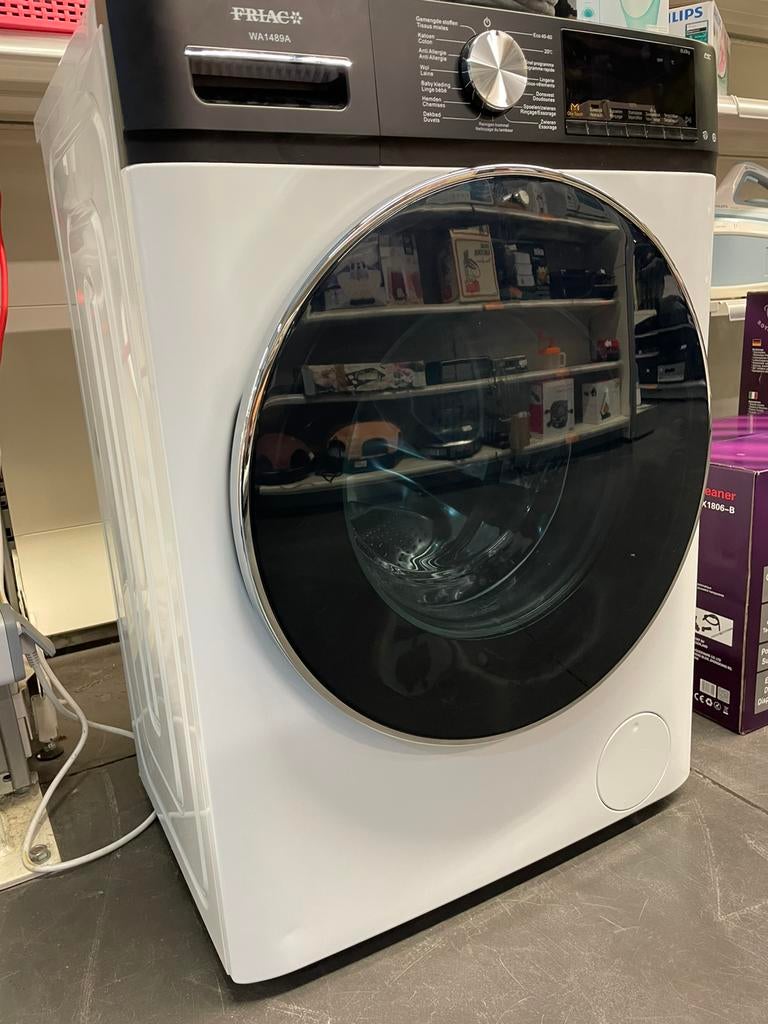 Lave linge Friac 8kg WA1489A, Electroménager, Lave-linge, Programme lavage à la main, 1600 tours ou plus, Comme neuf, Chargeur frontal