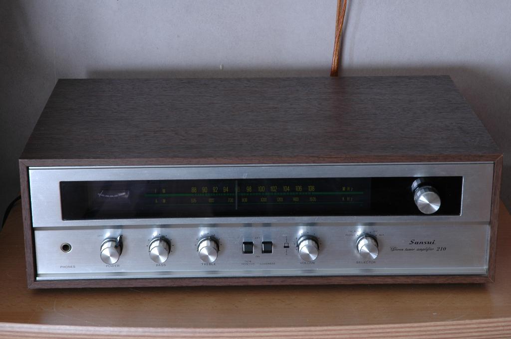 Sansui 210 receiver, Ophalen, Gebruikt