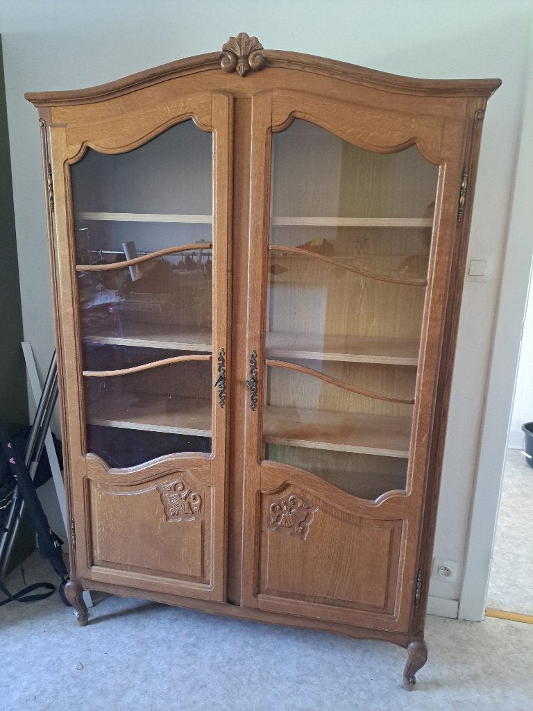 Vitrine, 100 à 150 cm, Utilisé, Verre, Avec tablette(s)
