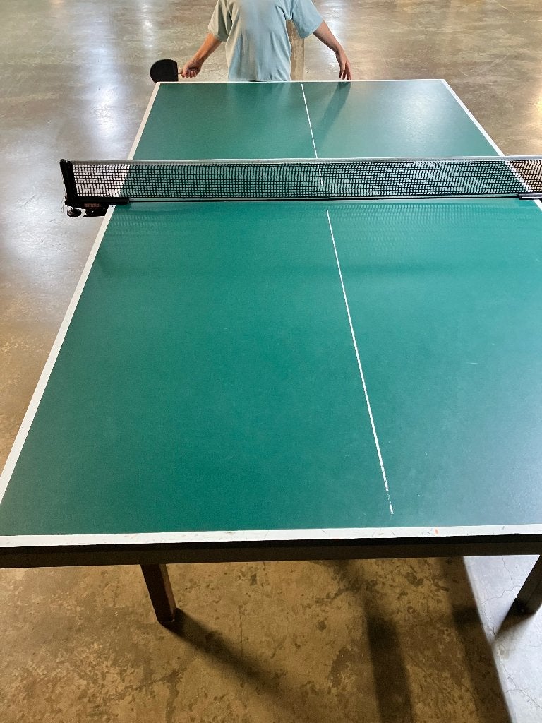 Tafeltennistafel, Sports & Fitness, Ping-pong, Enlèvement, Utilisé, Table d'intérieur, Format de concours