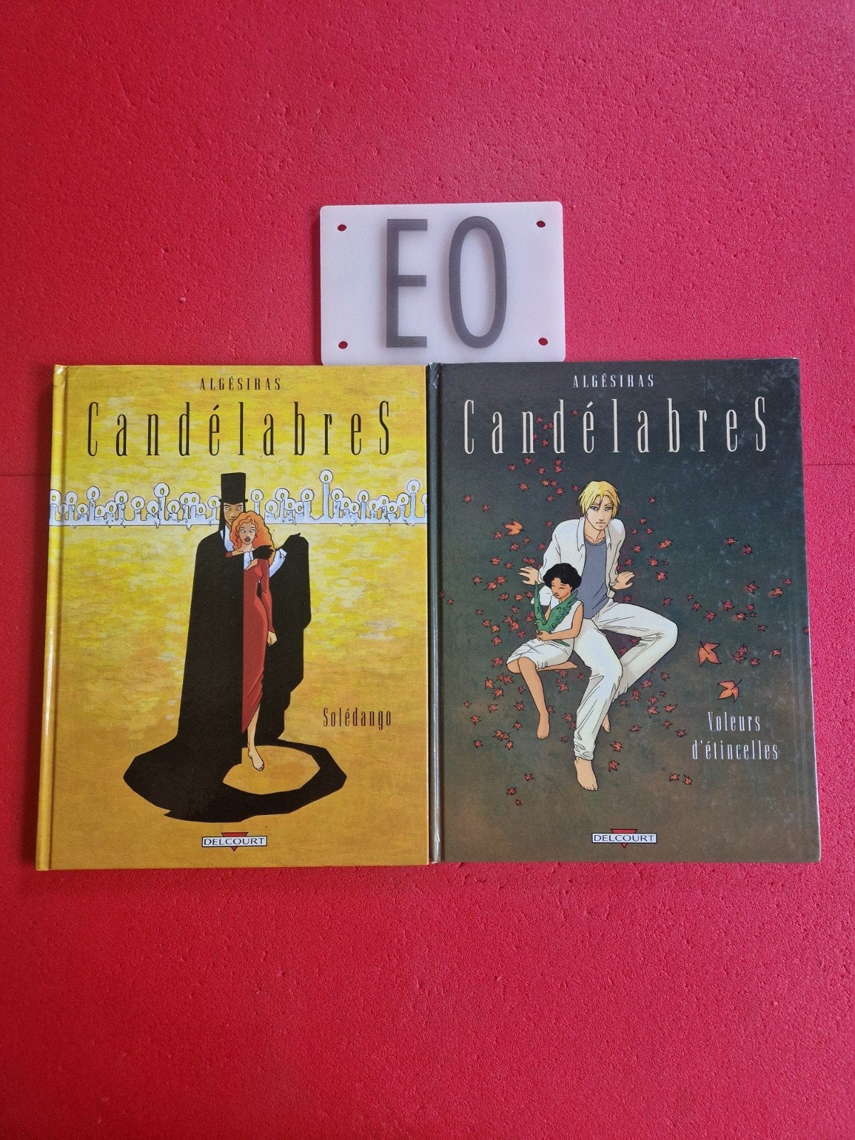 lot de 2 bd candélabres 1 et 2,EO, Enlèvement ou Envoi