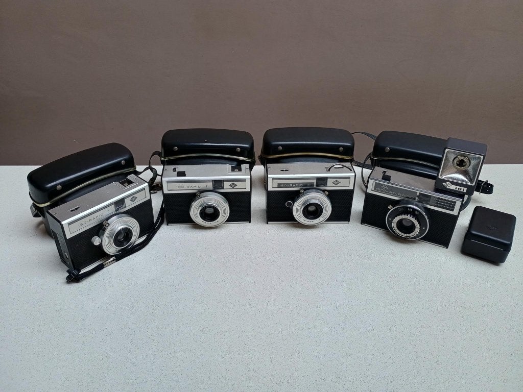 4 appareils photo à viseur Agfa, Enlèvement ou Envoi, Utilisé, Compact, Autres Marques