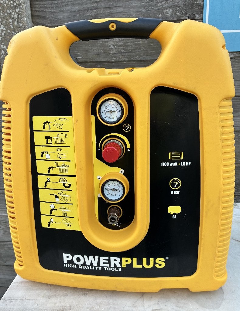 LUCHT COMPRESSOR, Moins de 25 litres, Moins de 200 litres/min, Enlèvement, Mobile