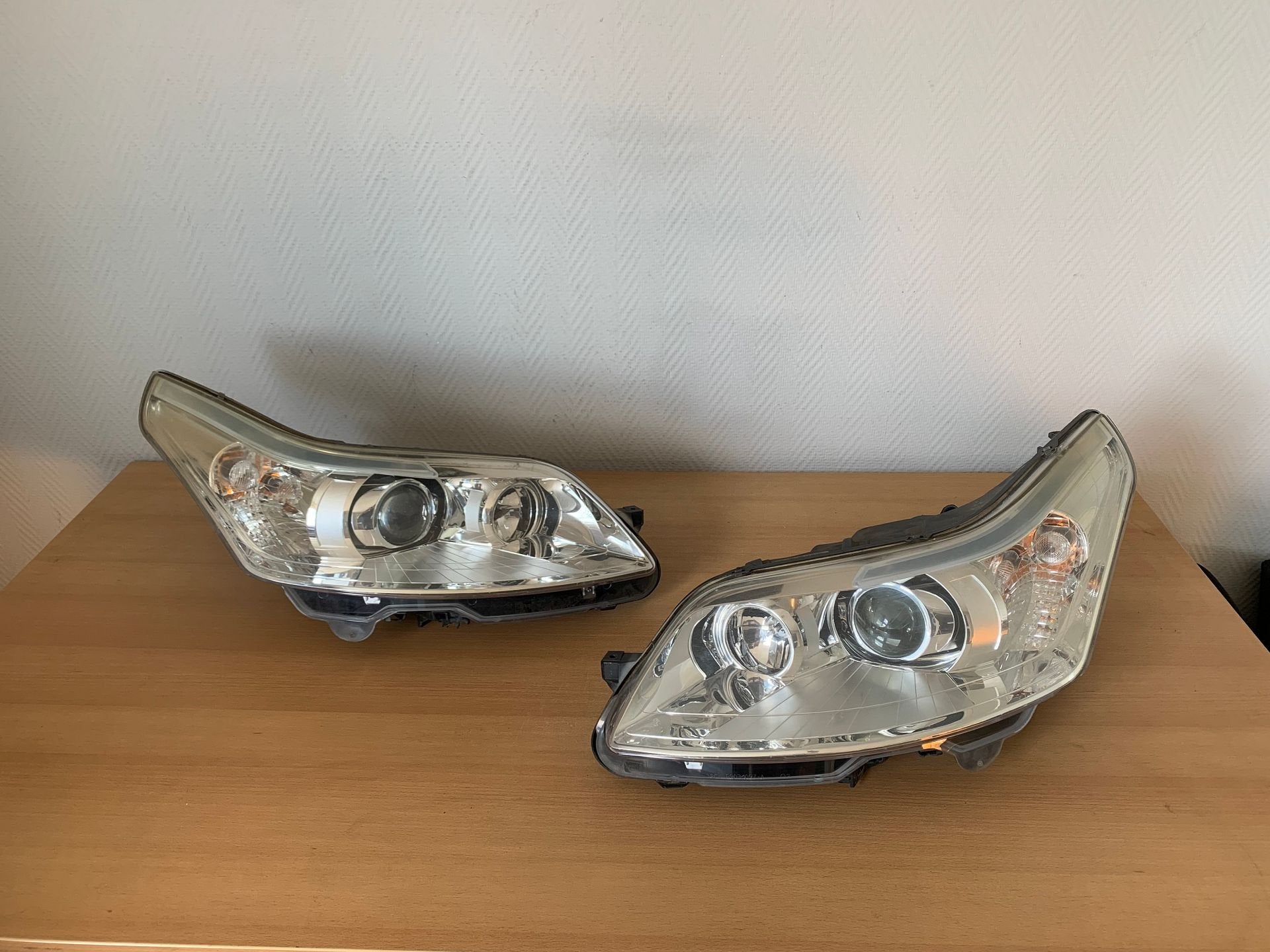 koplamp set citroen C4 Xenon 2004 tot 2014 origineel, Gebruikt, -, Ophalen of Verzenden, -