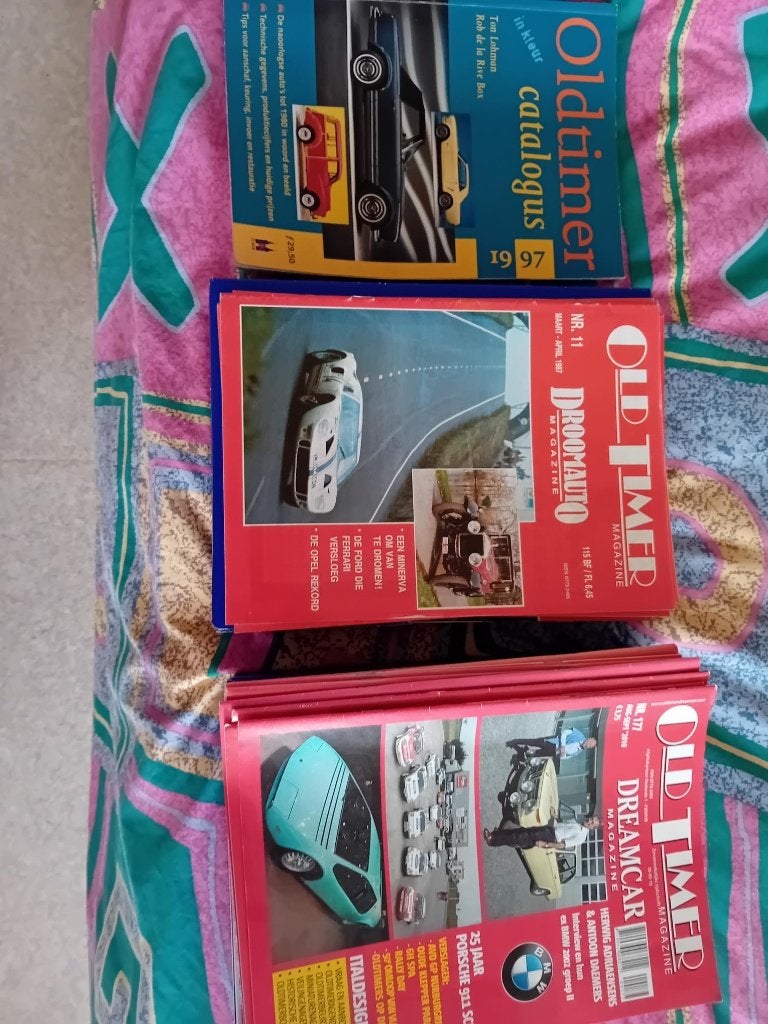 Oldtimer magazines 1987 --> 2002 en 1 catalogus, Auto's, Particulier, Te koop