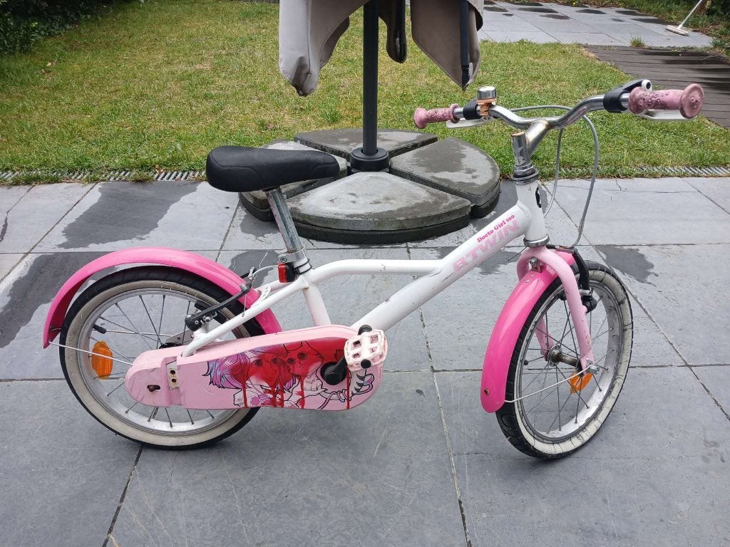 kinderen fiets, Fietsen en Brommers, Fietsen | Kinderfietsjes, Ophalen of Verzenden, Btwin Decathlon, Schijfrem, 16 tot 20 inch