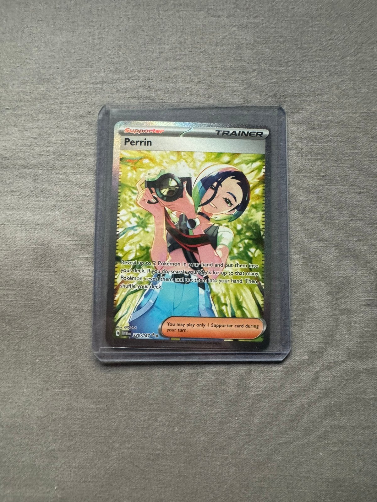 Perrin #220, Hobby en Vrije tijd, Ophalen of Verzenden, Nieuw, Losse kaart, Foil
