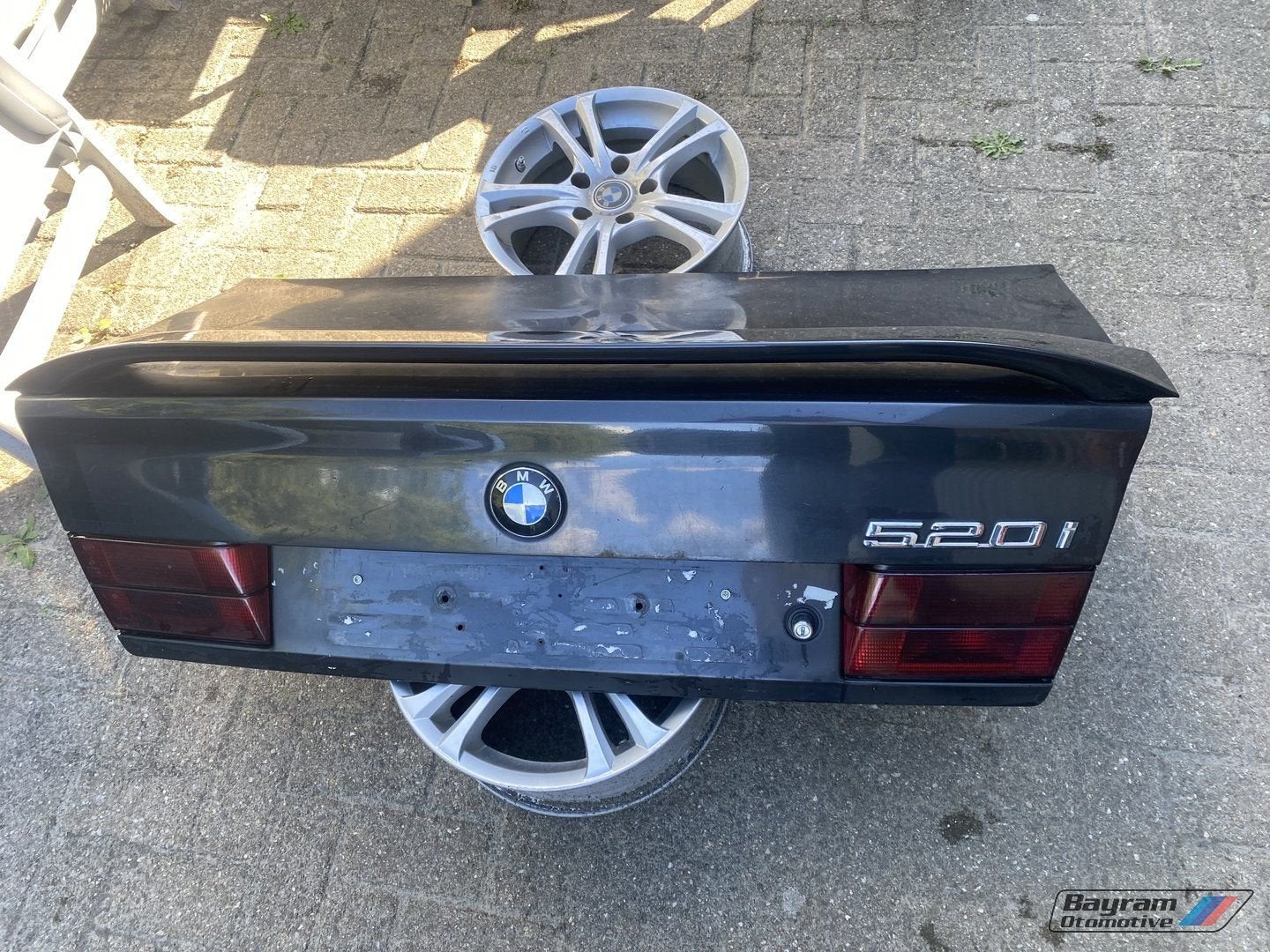 Bmw E34 mtechnik spoiler sedan kofferklepspoiler kba, -, -, Haillon arrière, Enlèvement