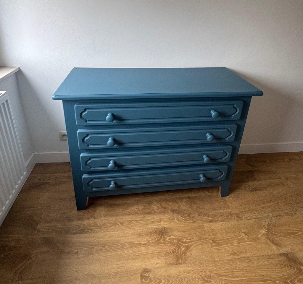 Commode à 4 tiroirs, en bois, 3 ou 4 tiroirs, 25 à 50 cm, Comme neuf, Enlèvement