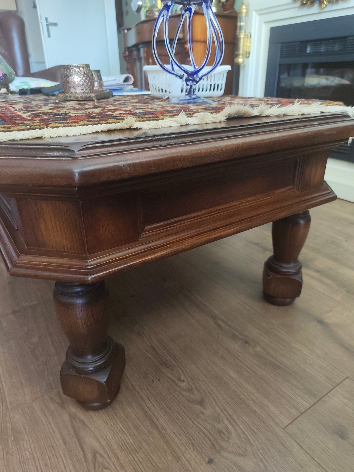 eiken tafel salon, Ophalen of Verzenden