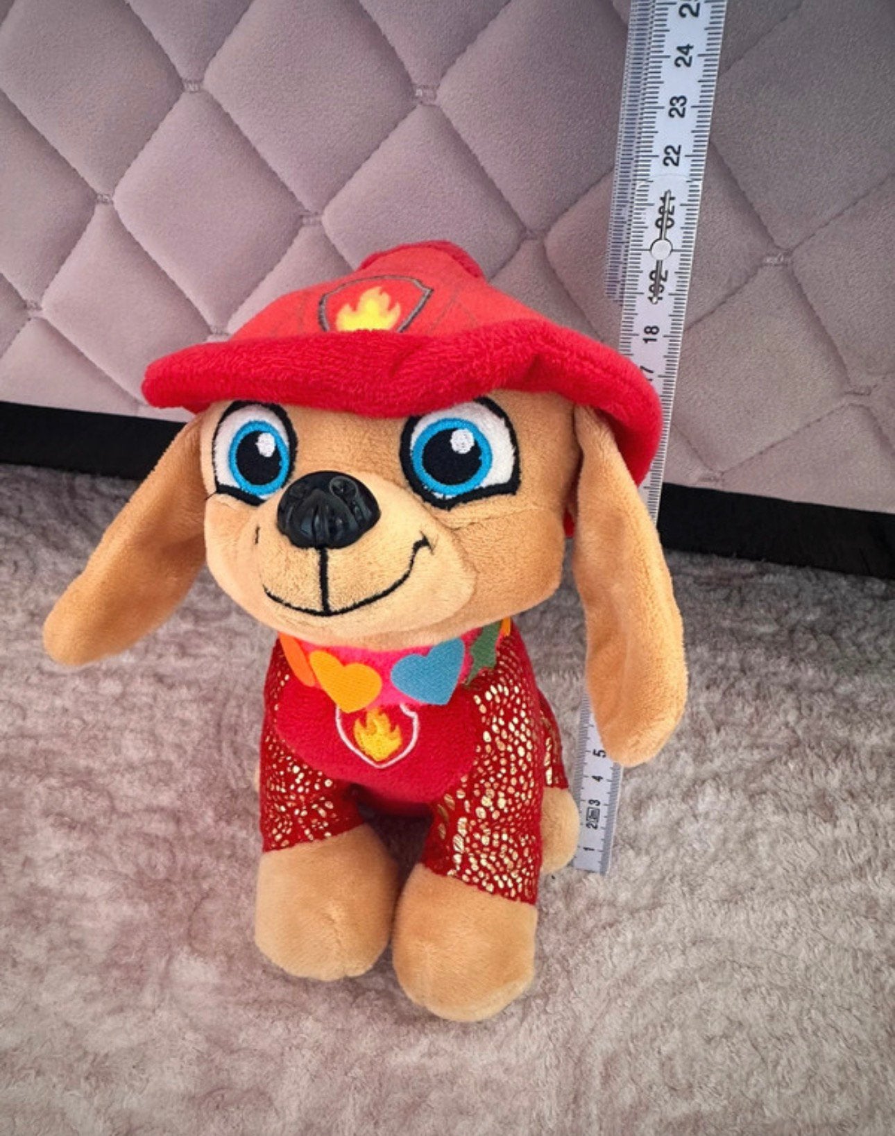 Paw Patrol Marshall knuffel – 20 cm ️, Zo goed als nieuw, Rood, Paw Patrol, Hond