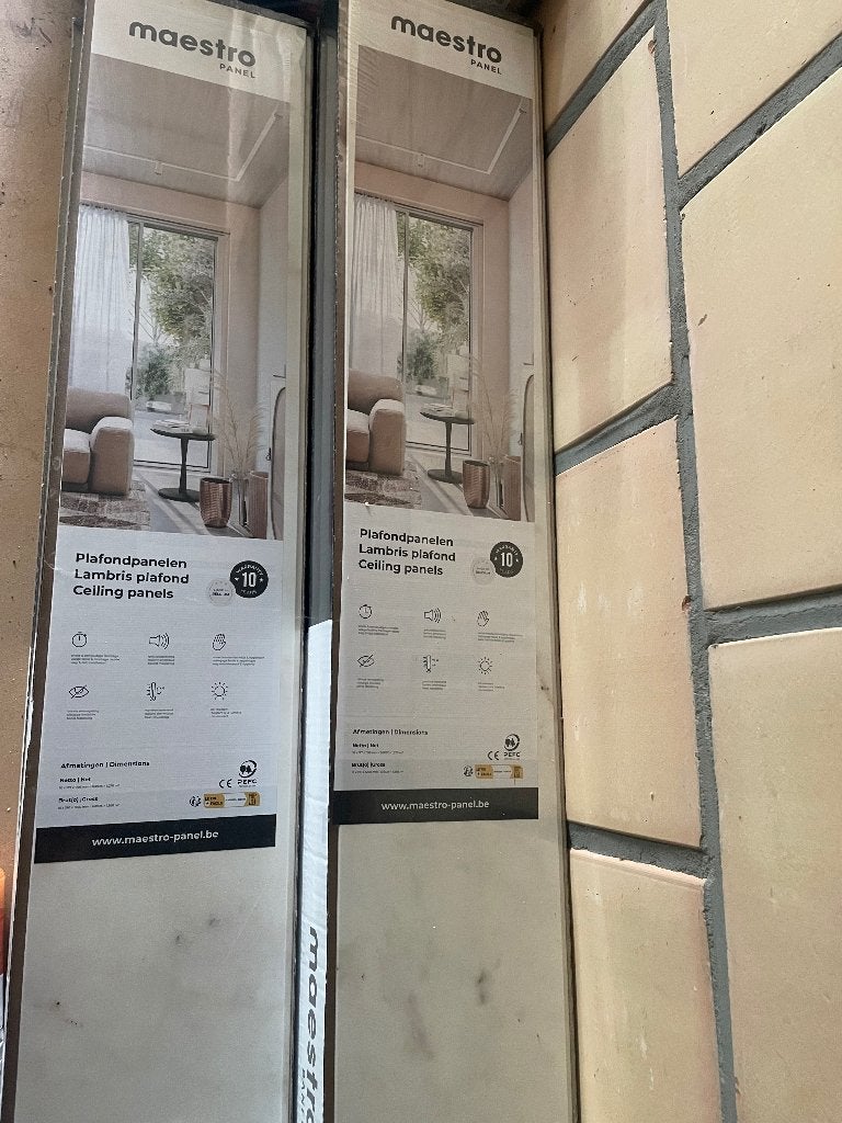 Plafondpanelen Maestro, Doe-het-zelf en Bouw, Platen en Panelen, Ophalen, Nieuw, Hout, Minder dan 20 mm