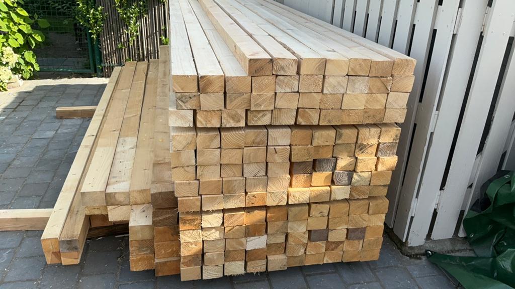 Kepers 3 m lengte 8 cm op 6 cm 6 € stuk, Enlèvement, Comme neuf, Bois