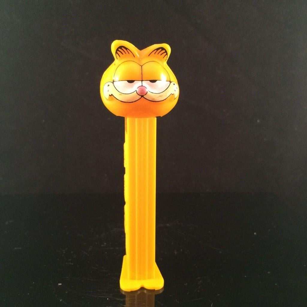 PEZ dispenser Garfield uit 1981, Verzamelen, Ophalen of Verzenden, Zo goed als nieuw