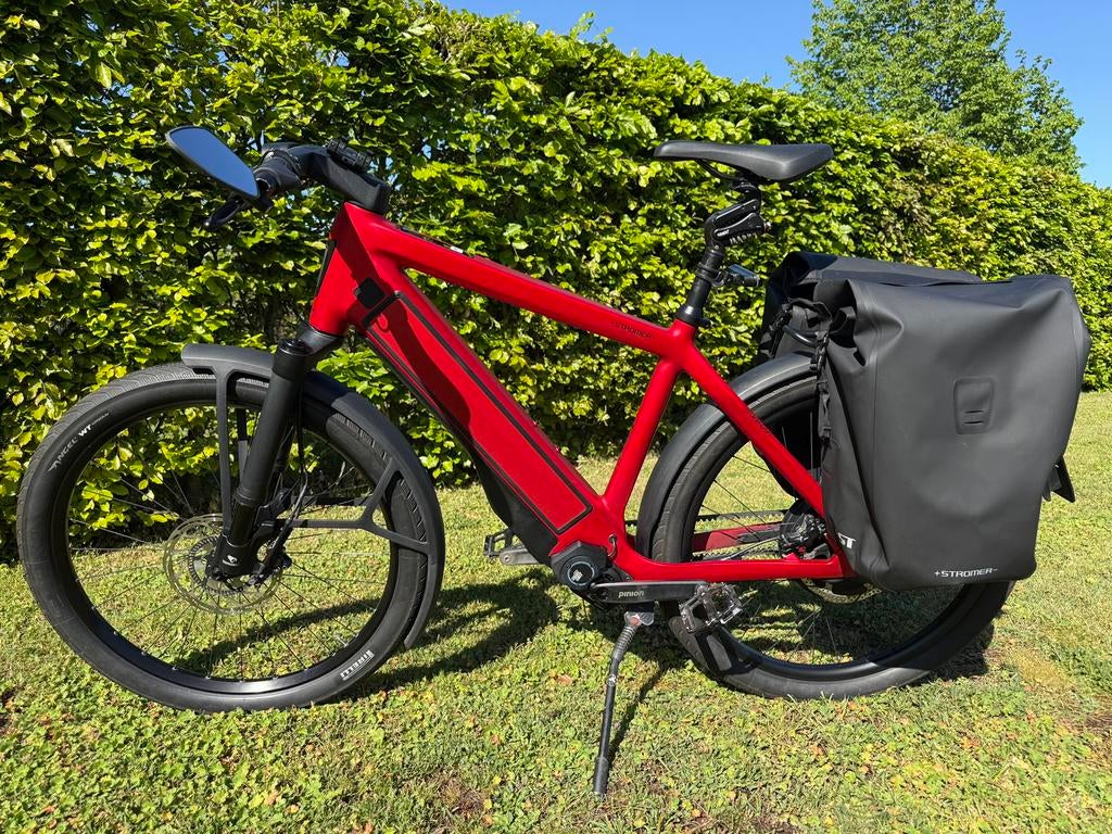 Stromer ST5 Pinion Full Option ABS (NIEUWE MOTOR 0km), Fietsen en Brommers, Ophalen, Zo goed als nieuw, 50 km per accu of meer