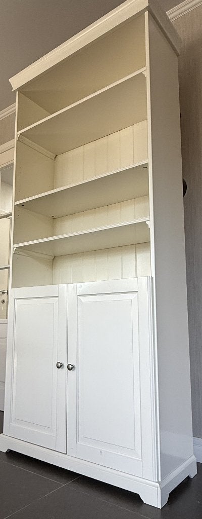 Boekenkast wit, Ophalen, Met deur(en), 200 cm of meer, 50 tot 100 cm