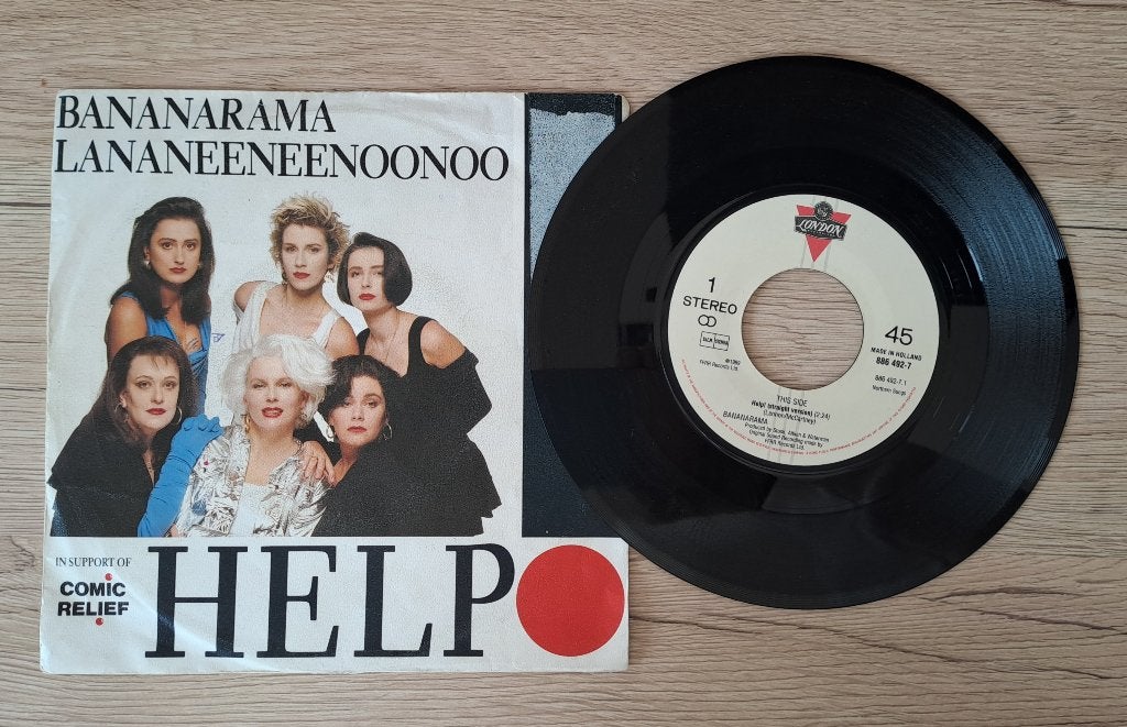 Bananarama & Lananeeneenoonoo - Help!, Gebruikt, Originele persing, 7 inch, Ophalen of Verzenden