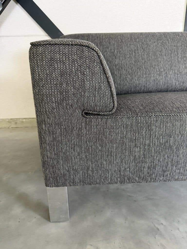 Pode Edit — Gris foncé — Comme neuf, Leolux Artifort Harvink, 200 à 250 cm, Banc droit, Comme neuf