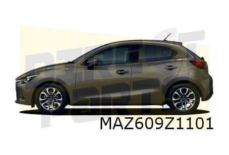 Mazda 2 (4/15-2/20-) Voorportier Links  (te spuiten) Origine, Autos : Pièces & Accessoires, Carrosserie & Tôlerie, Neuf, -, Mazda
