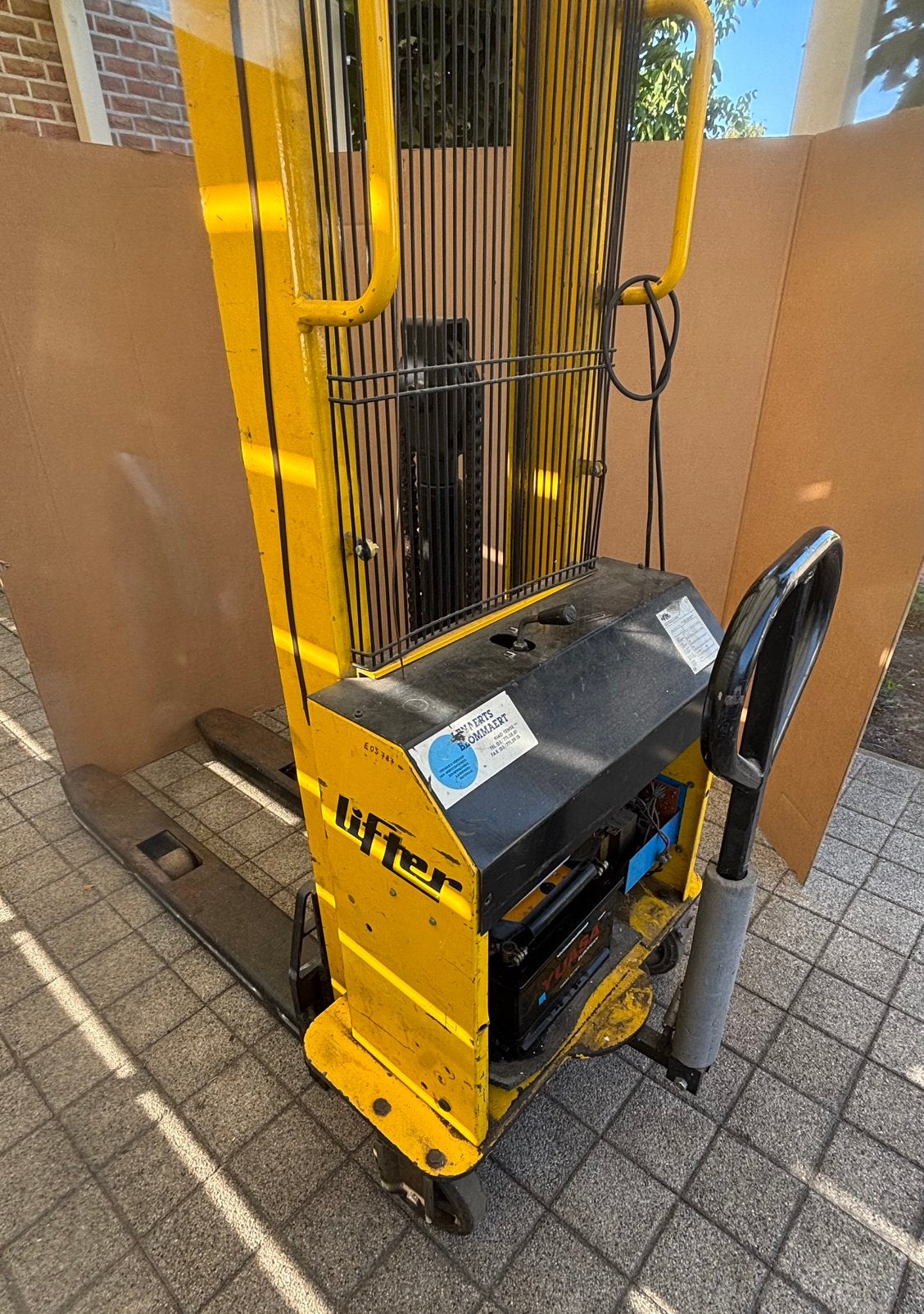 Stapelaar elektrisch heffen manueel rijden, Tot 1000 kg, Ophalen, Elektrisch, Stapelaar