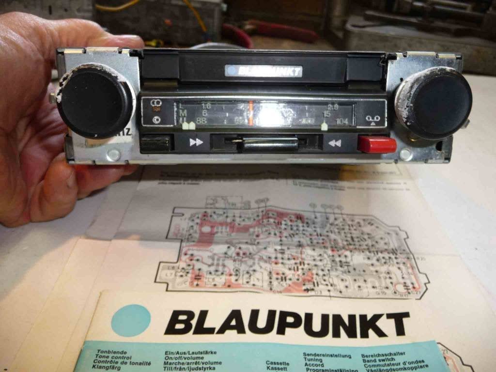 Autoradio BLAUPUNKT BAMBERG CR STEREO, Enlèvement ou Envoi, Utilisé, Audi