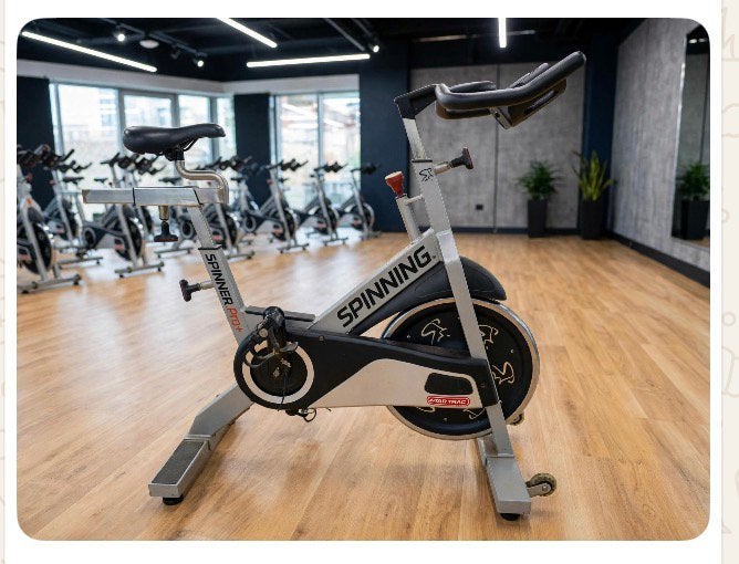 Spinningfiets, Ophalen, Gebruikt