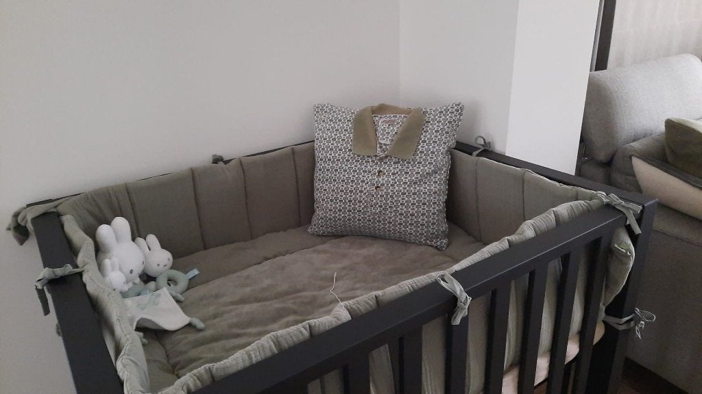 Babypark met toebehoren, Enlèvement, Utilisé, Rectangulaire, Réglable en hauteur
