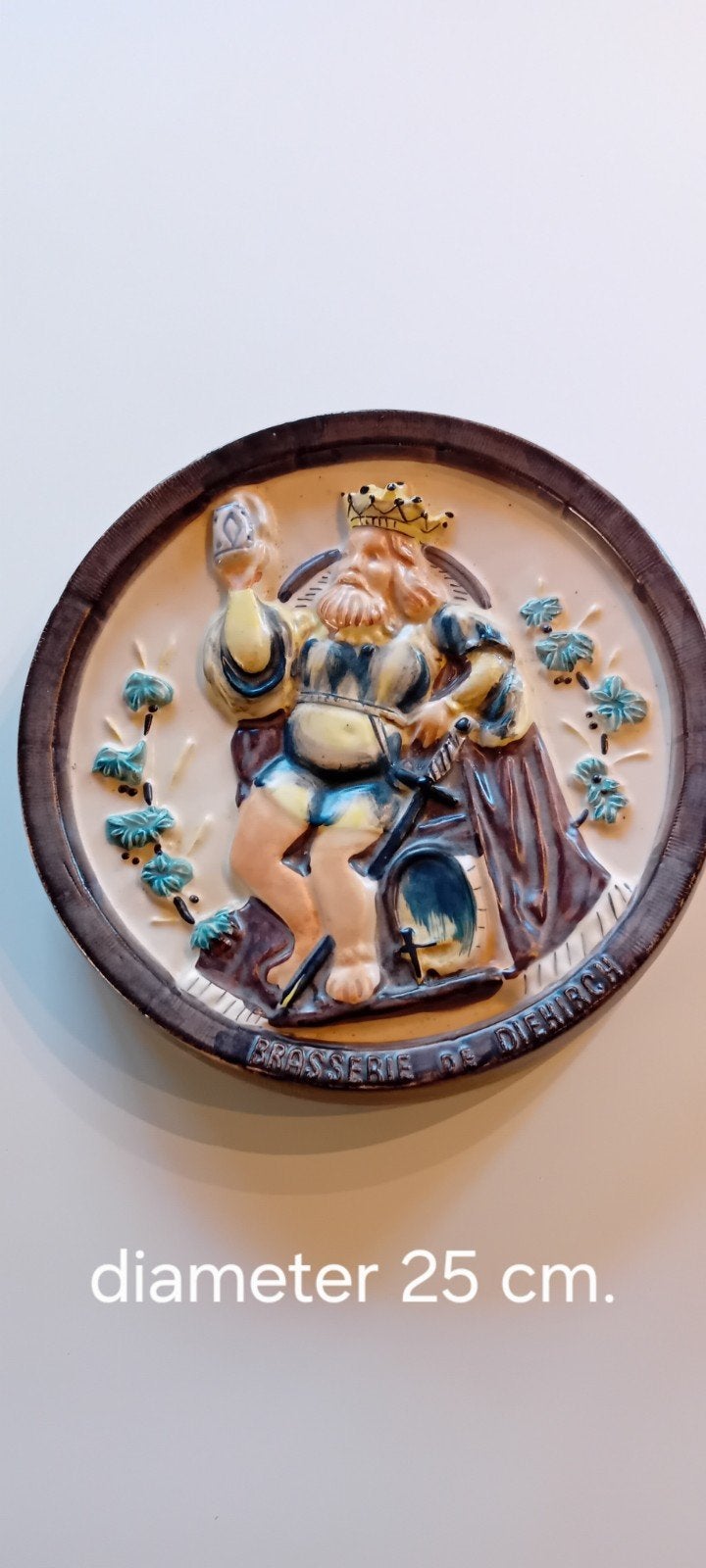 Oud aardewerken wandbord, Ophalen of Verzenden