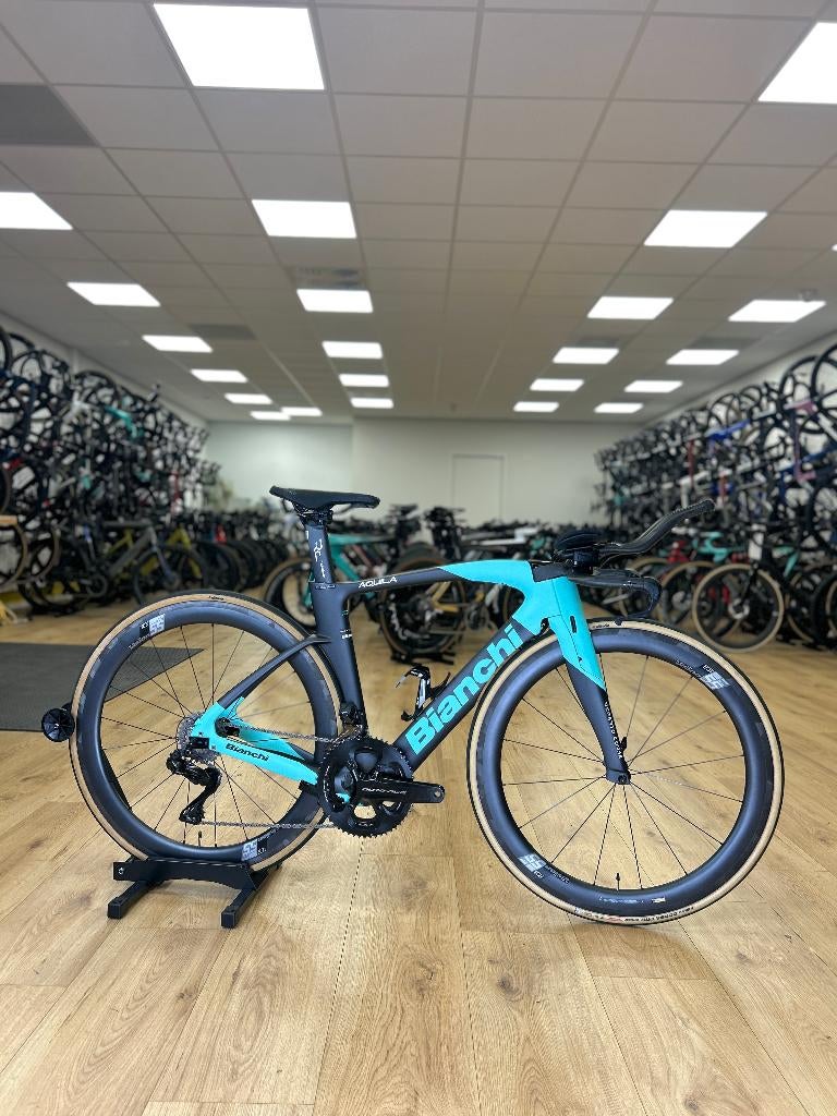 Bianchi Aquila CV Dura Ace Di2 Carbon Racefiets, Ophalen of Verzenden, Zo goed als nieuw