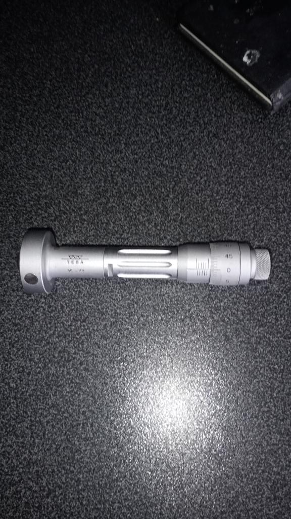 Binnen Micrometer 35-40  mm  tesa, Bricolage & Construction, Enlèvement, Comme neuf, Autres appareils de mesure ou compteurs