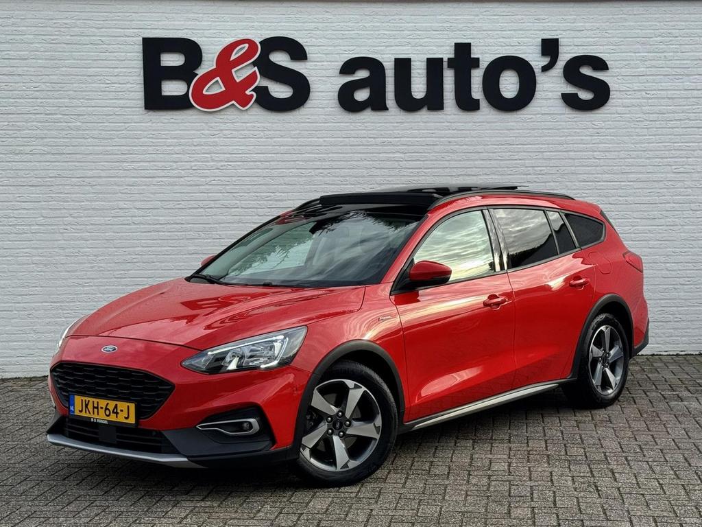 Ford Focus Wagon 1.0 EcoBoost Automaat Titanium Panoramadak, Auto's, Ford, Bedrijf, Focus, ABS, Adaptieve lichten, Adaptive Cruise Control