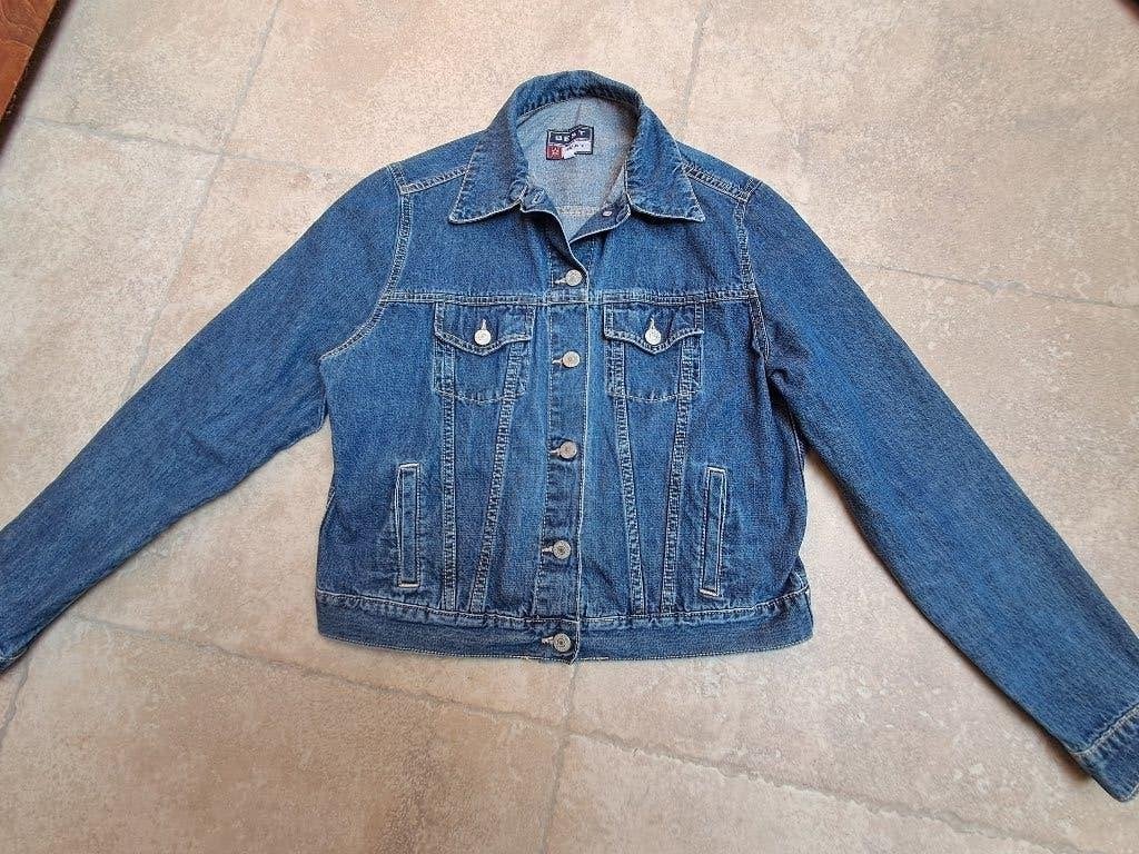 Mooie jeans jas mt 44, Kleding | Dames, Lola-liza, Blauw, Maat 42/44 (L), Ophalen of Verzenden