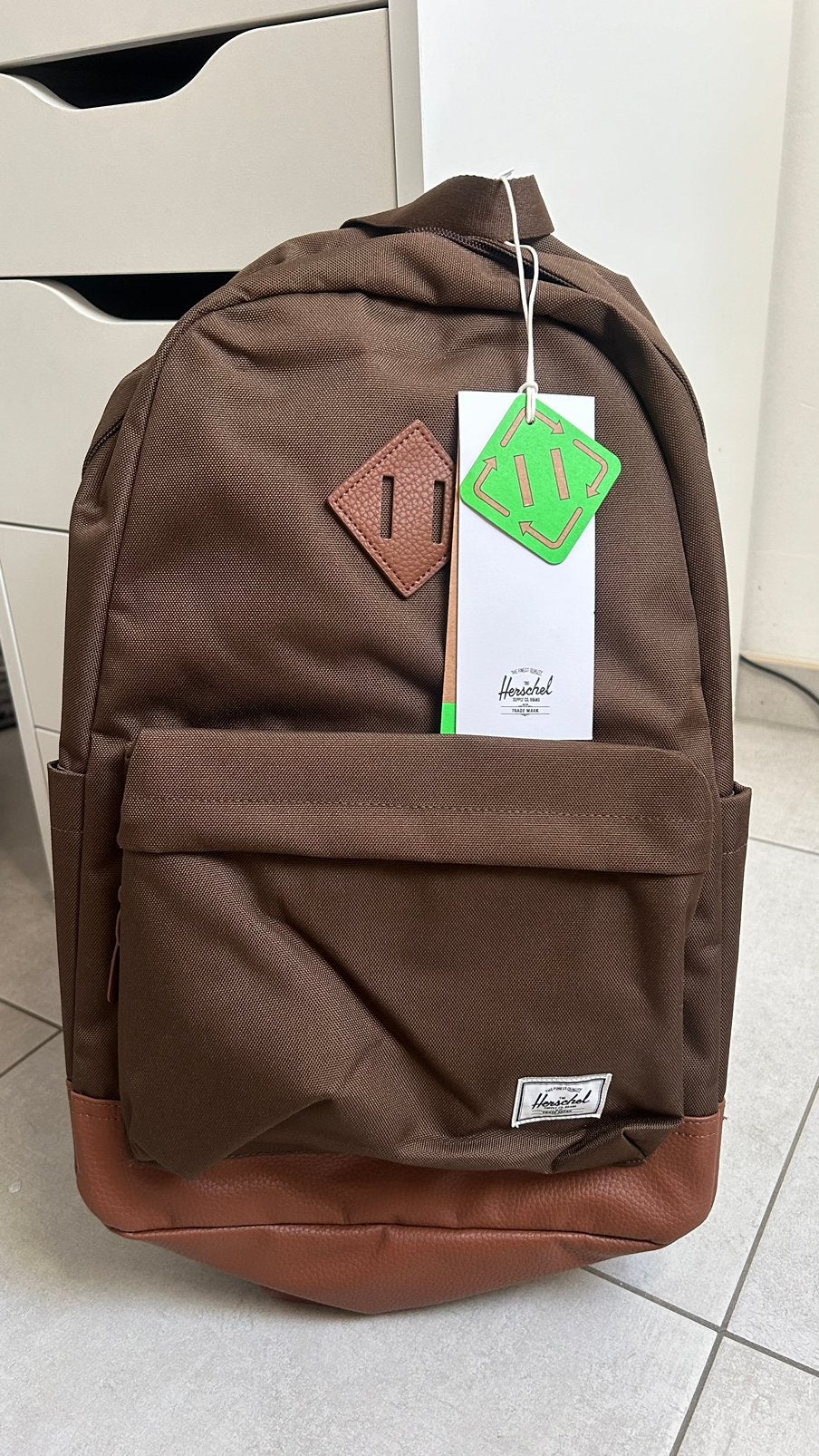 Herschel boekentas, Handtassen en Accessoires, Tassen | Rugtassen, Ophalen of Verzenden, Zo goed als nieuw