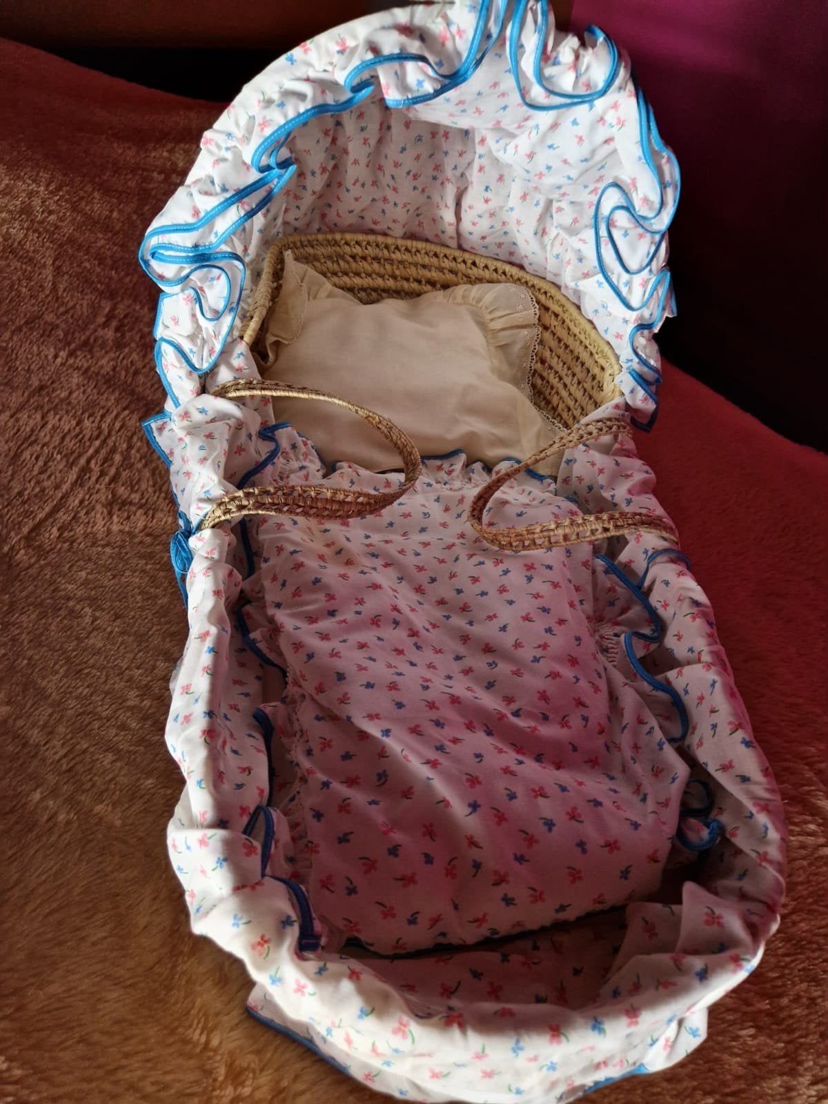 Retro draagmand , reiswieg voor kindje, Ophalen of Verzenden
