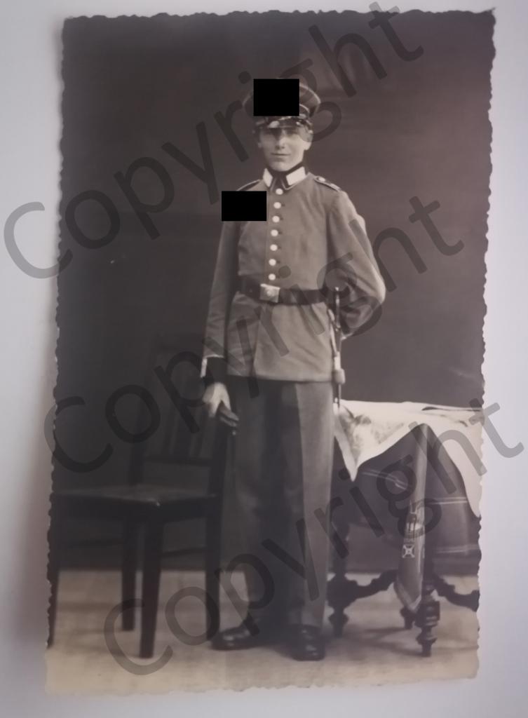 Originele oude foto - Militair in uniform, Verzamelen, Ophalen of Verzenden, Overige soorten, Foto of Poster