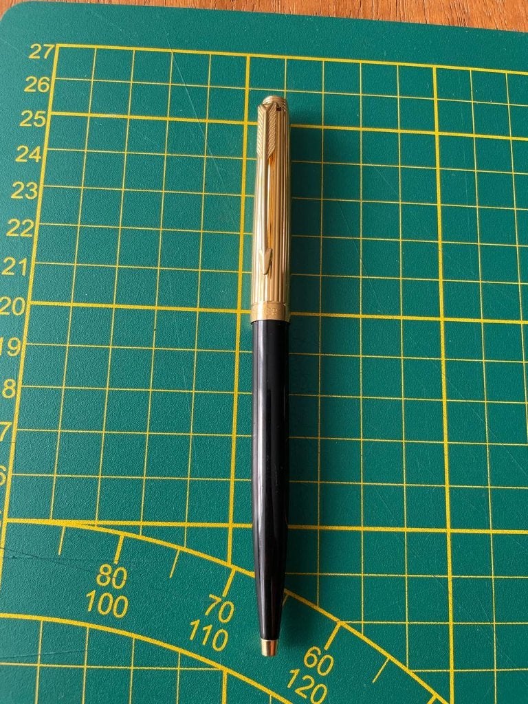 Parker 75 Custom Black Ballpoint, Collections, Enlèvement ou Envoi, Parker