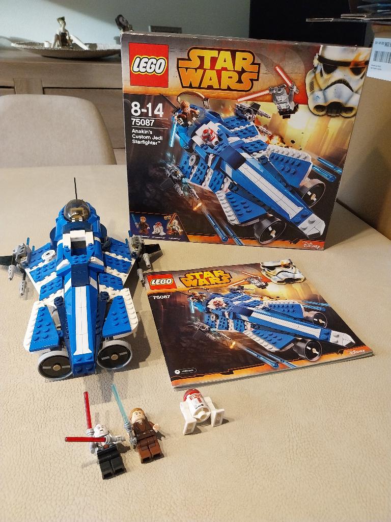 lego star wars 75087 Anakin's Custom Jedi Starfighter, Star Wars, Lego, Ophalen of Verzenden, Zo goed als nieuw