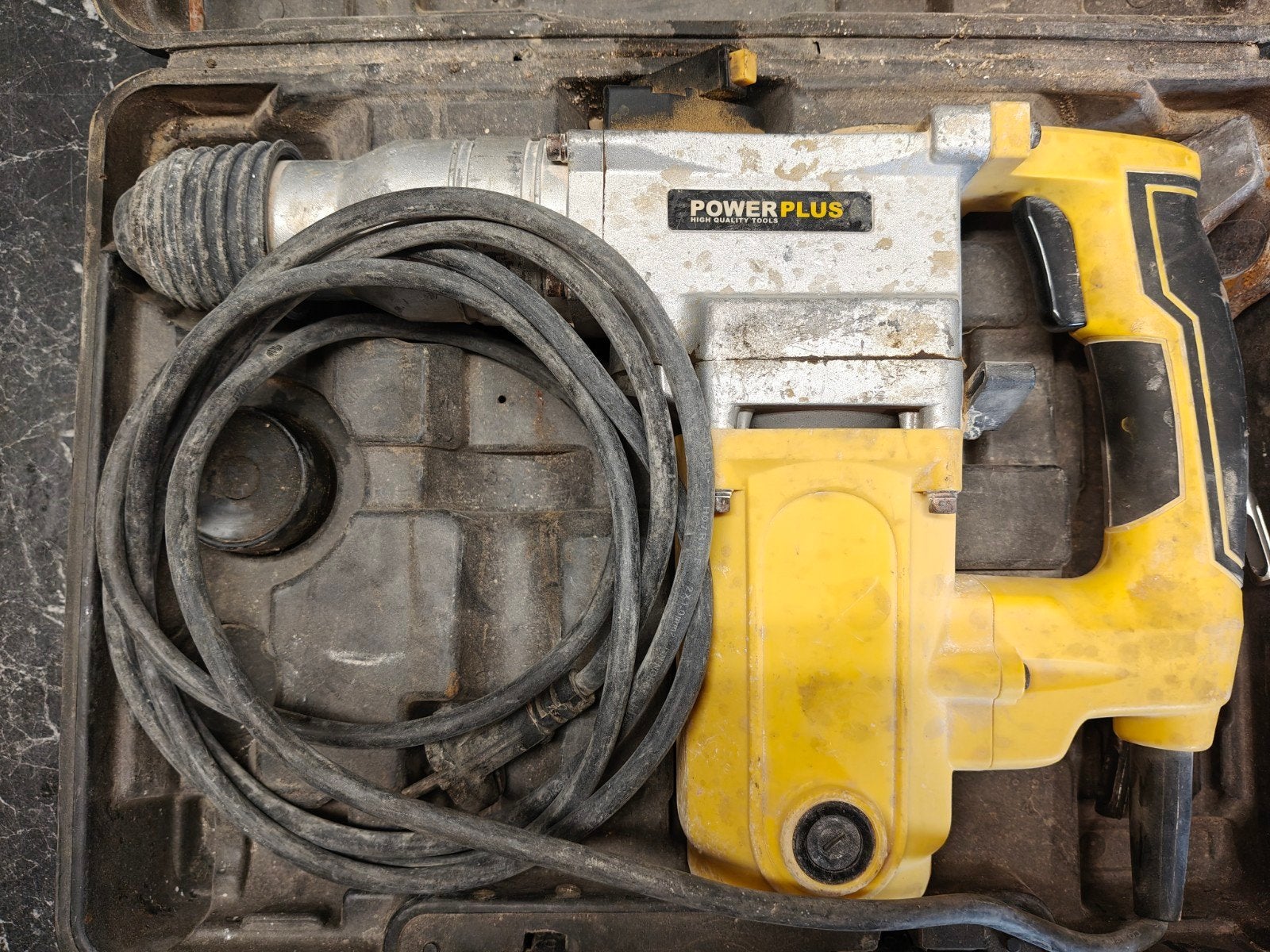 Schieter/boorhamer Powerplus 1500Watt, Doe-het-zelf en Bouw, Ophalen, Boor- en/of Breekhamer, Klopboormechanisme, Gebruikt